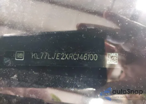 2024 Chevrolet Trax Fwd 2Rs z USA, uszkodzony, nr VIN KL77LJE2XRC146100